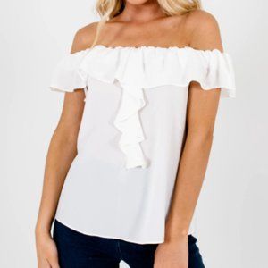 White Off Shoulder Top